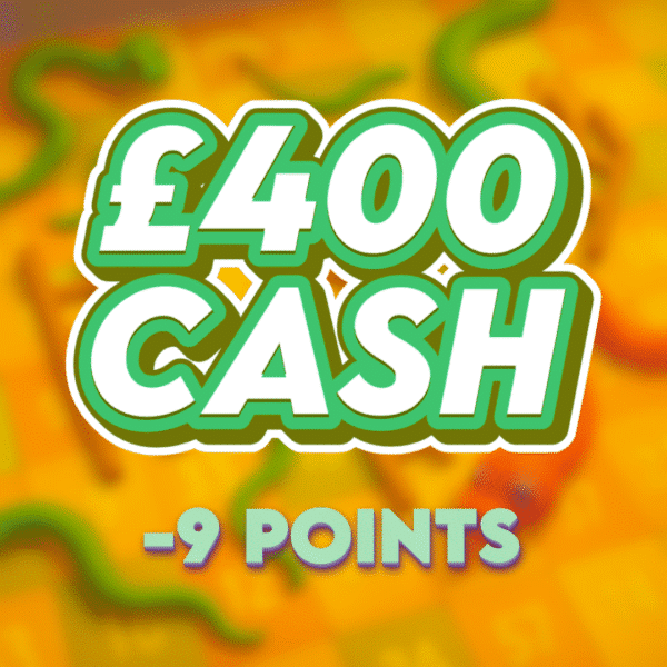 40ft Snake | £400.00 Cash | -9 Points