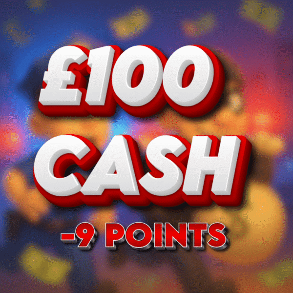 Right Hand Man | £100 Cash | -9 Points