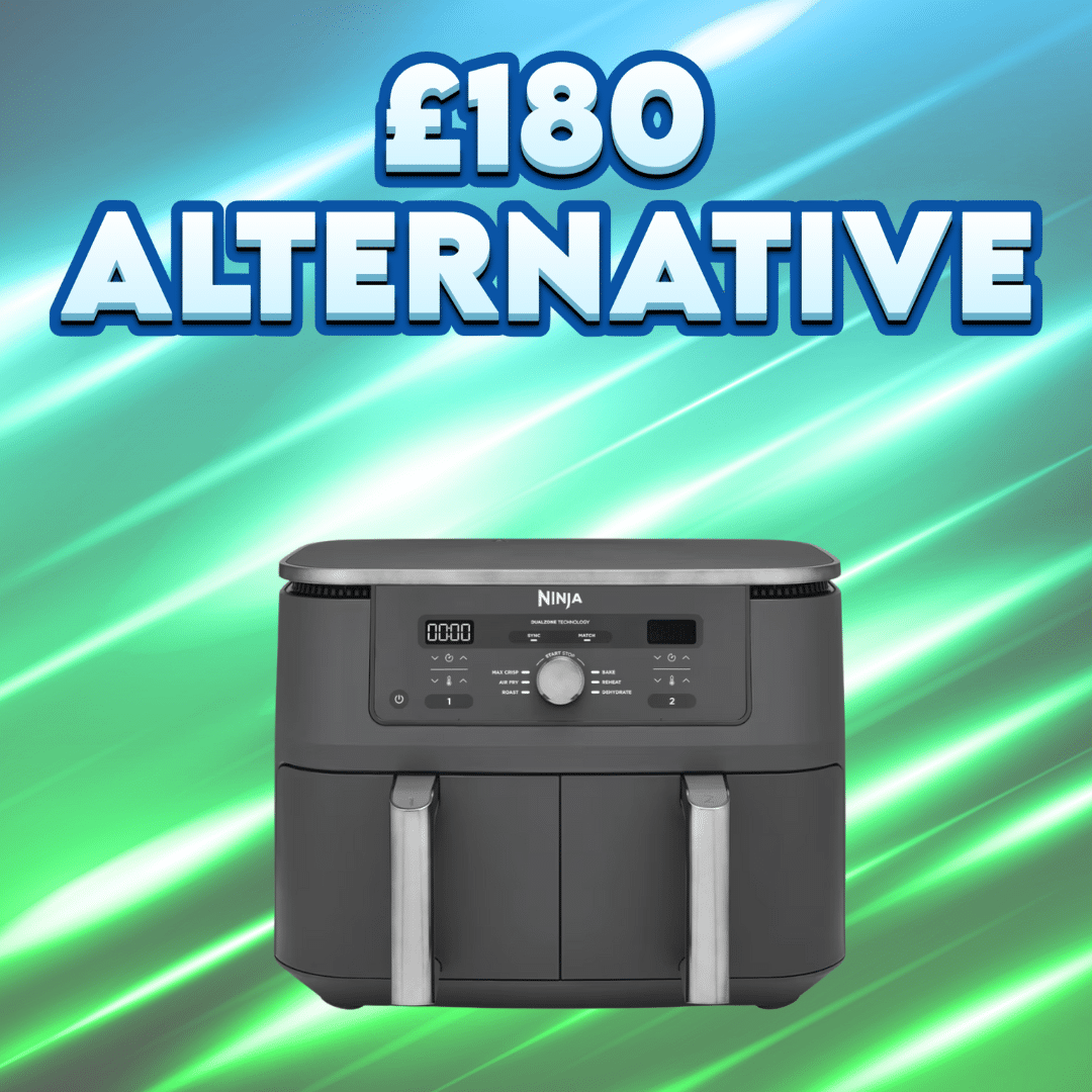 Ninja MAX 6-in-1 Dual Zone Air Fryer 9.5L DZ400UK OR £180