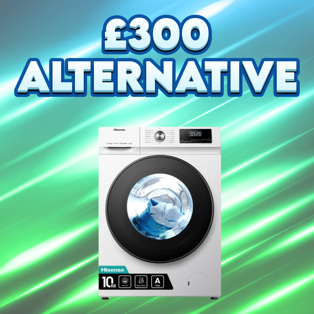 HISENSE 3 Series WFQA1014EVJM 10KG 1400 rpm Washing Machine OR £300