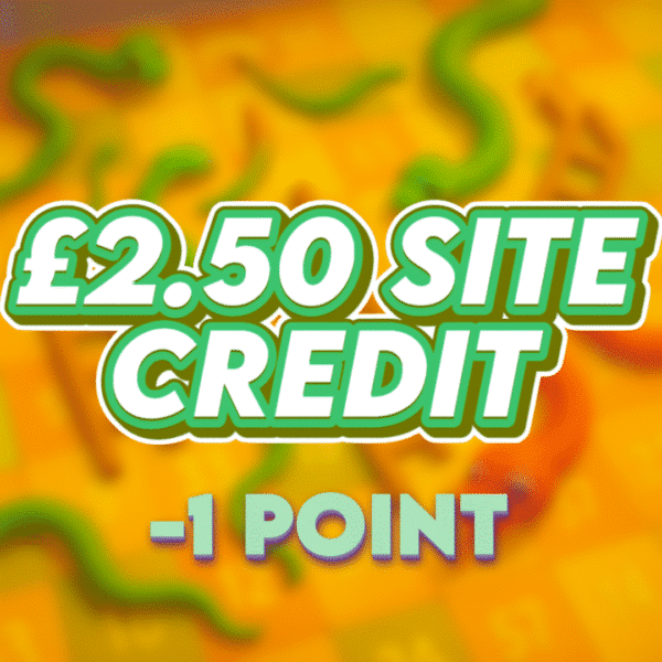 1ft Snake | £2.50 Site Credit | -1 Point