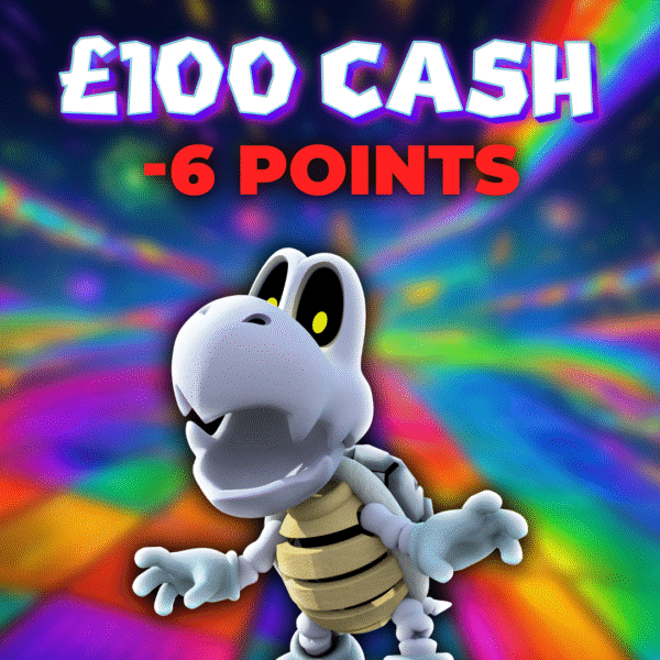 Dry Bones | £100.00 Cash | -6 Points