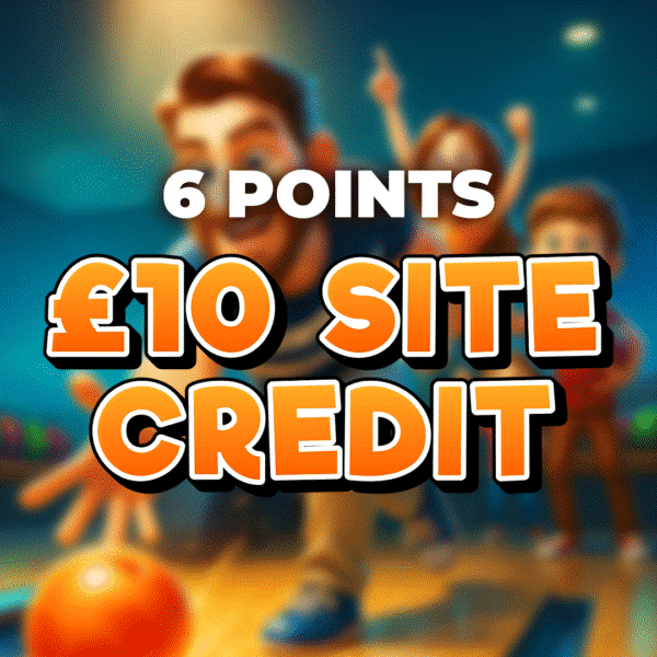 £10 Site Credit - 6 Pins - 6 Points