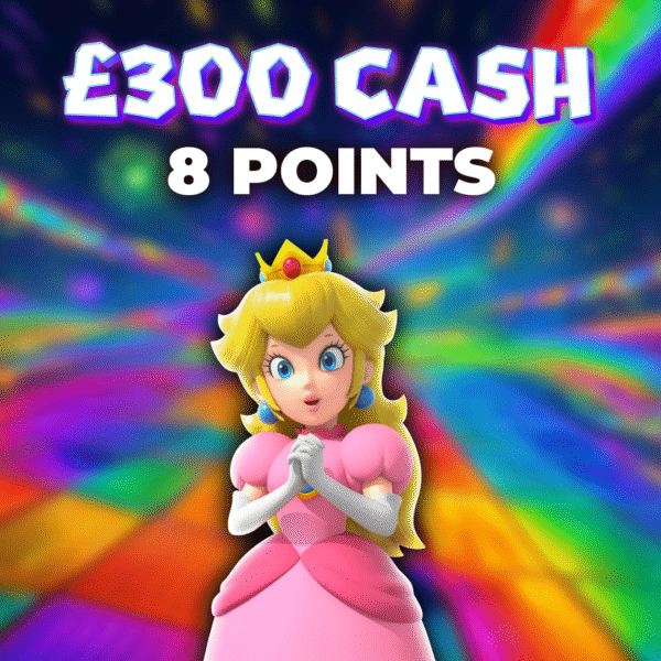 Peach | £300.00 Cash | 8 Points