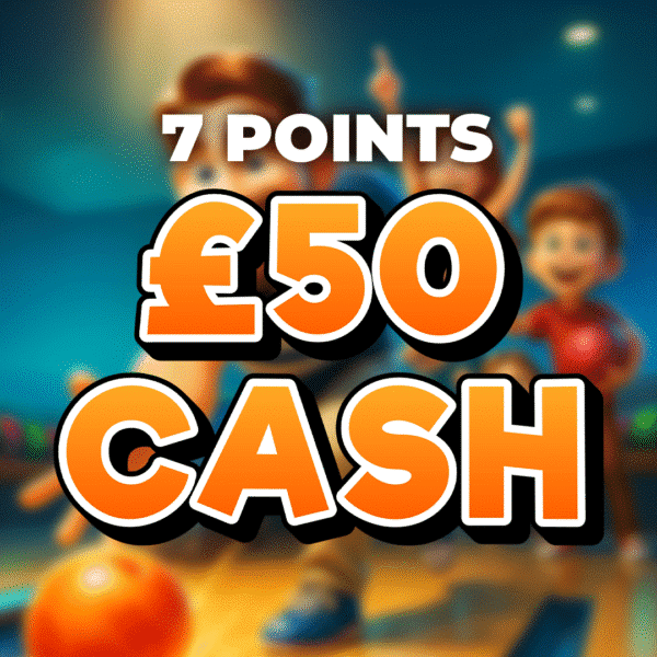 £50 Cash - 7 Pins - 7 Points