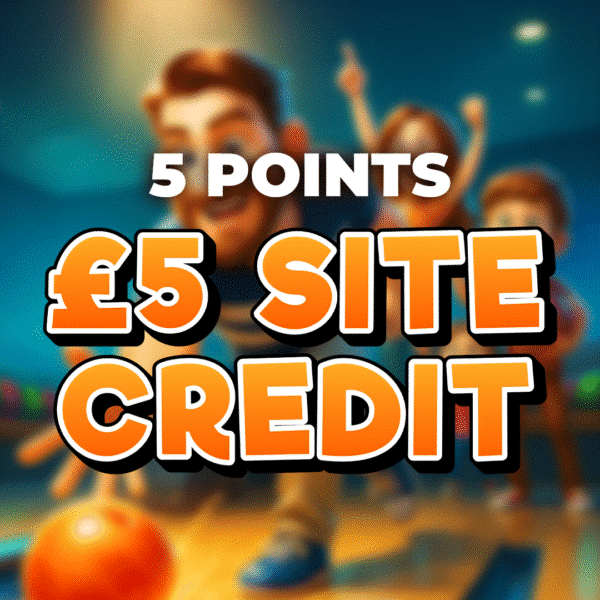 £5 Site Credit - 5 Pins - 5 Points