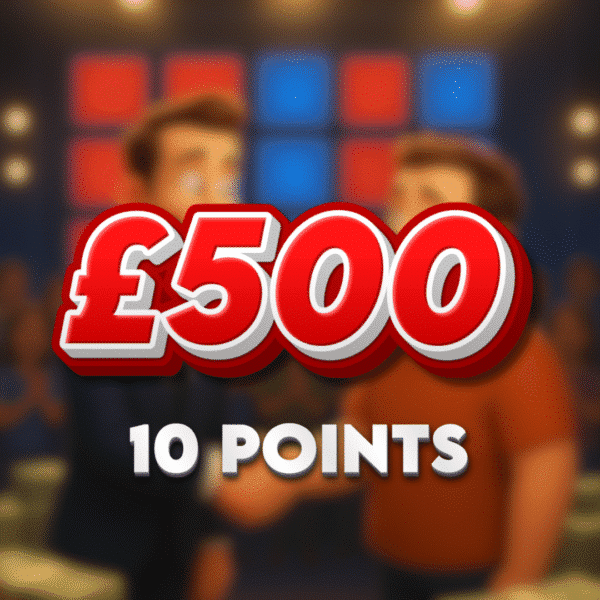 Red Box | £500.00 Cash | 10 Points
