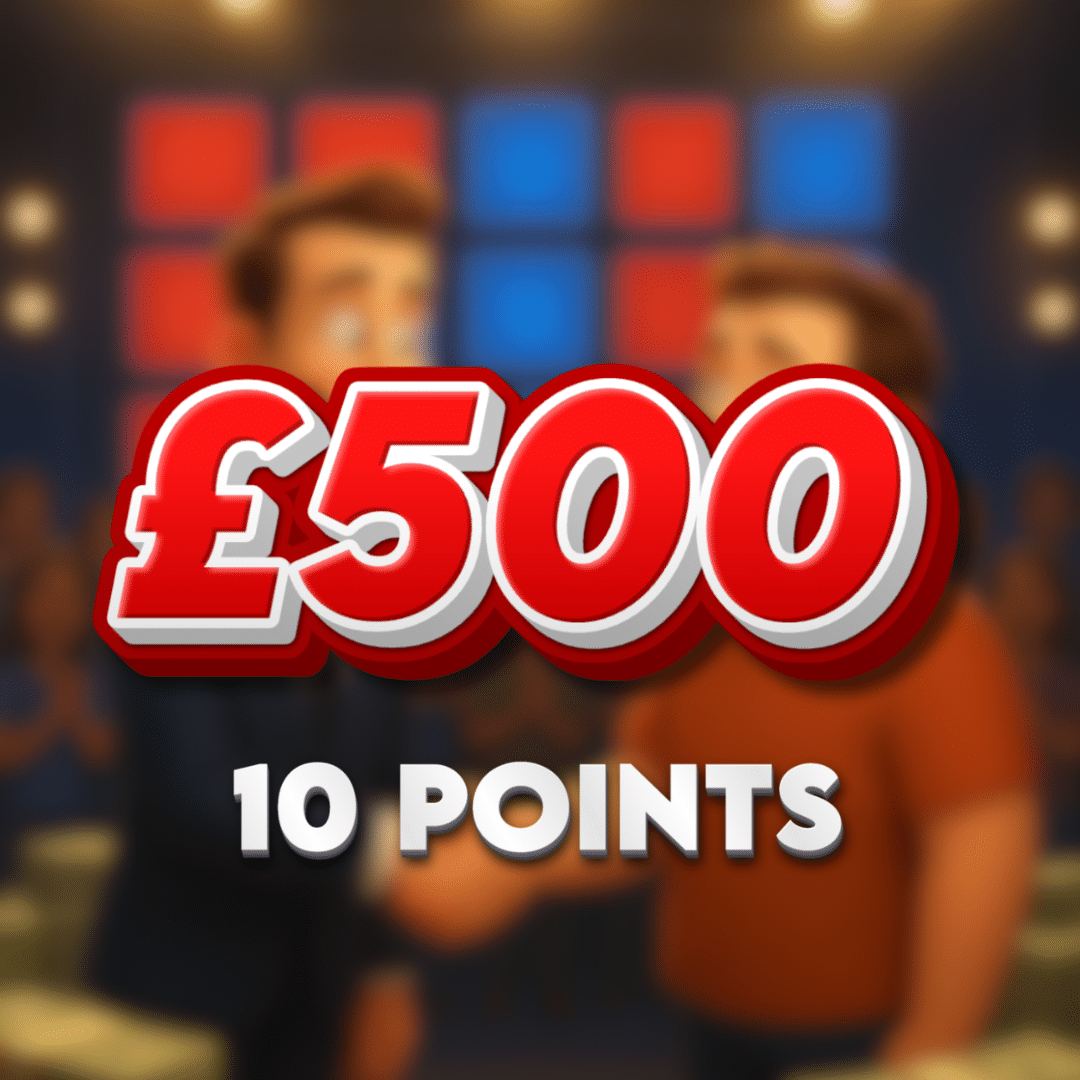 Red Box | £500.00 Cash | 10 Points