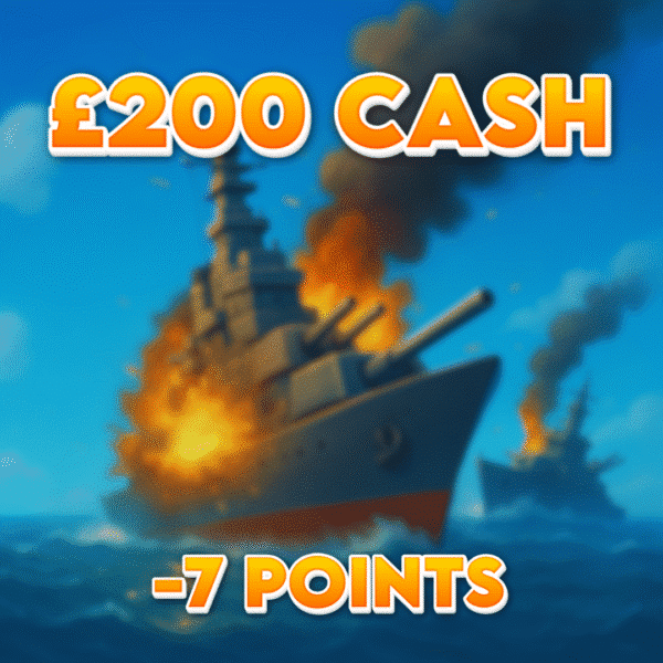 Destroyer | £200.00 Cash | -7 Points