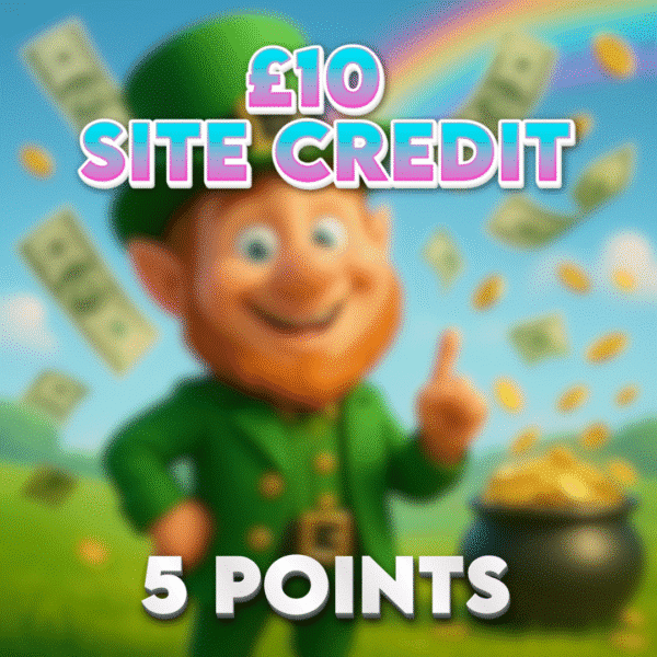 Cash Behind Rainbow | £10 Site Credit | 5 Points
