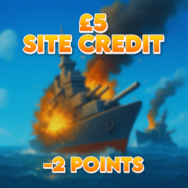 Speed Boat | £5.00 Site Credit | -2 Points