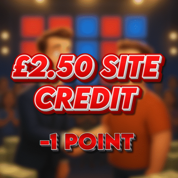 Blue Box | £2.50 Site Credit | -1 Point