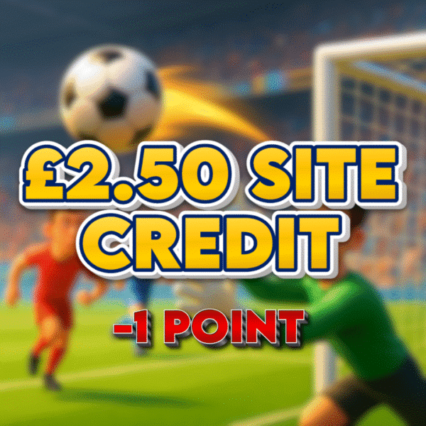 Relegated | £2.50 Site Credit | -1 Point