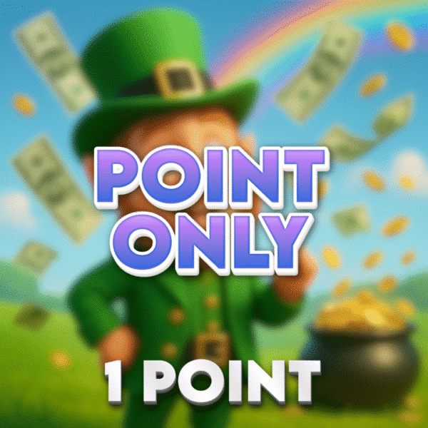No Cash Here | Point Only | 1 Point