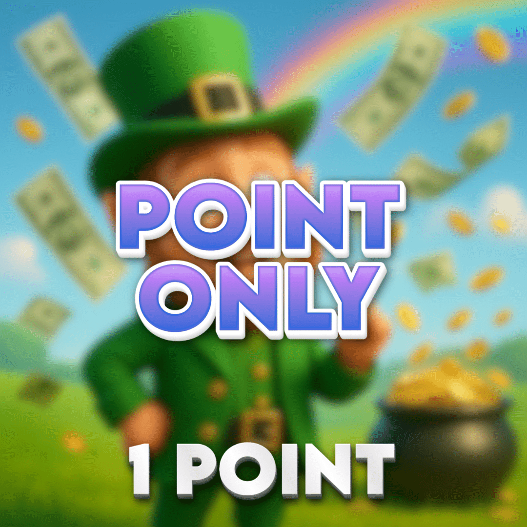 No Cash Here | Point Only | 1 Point