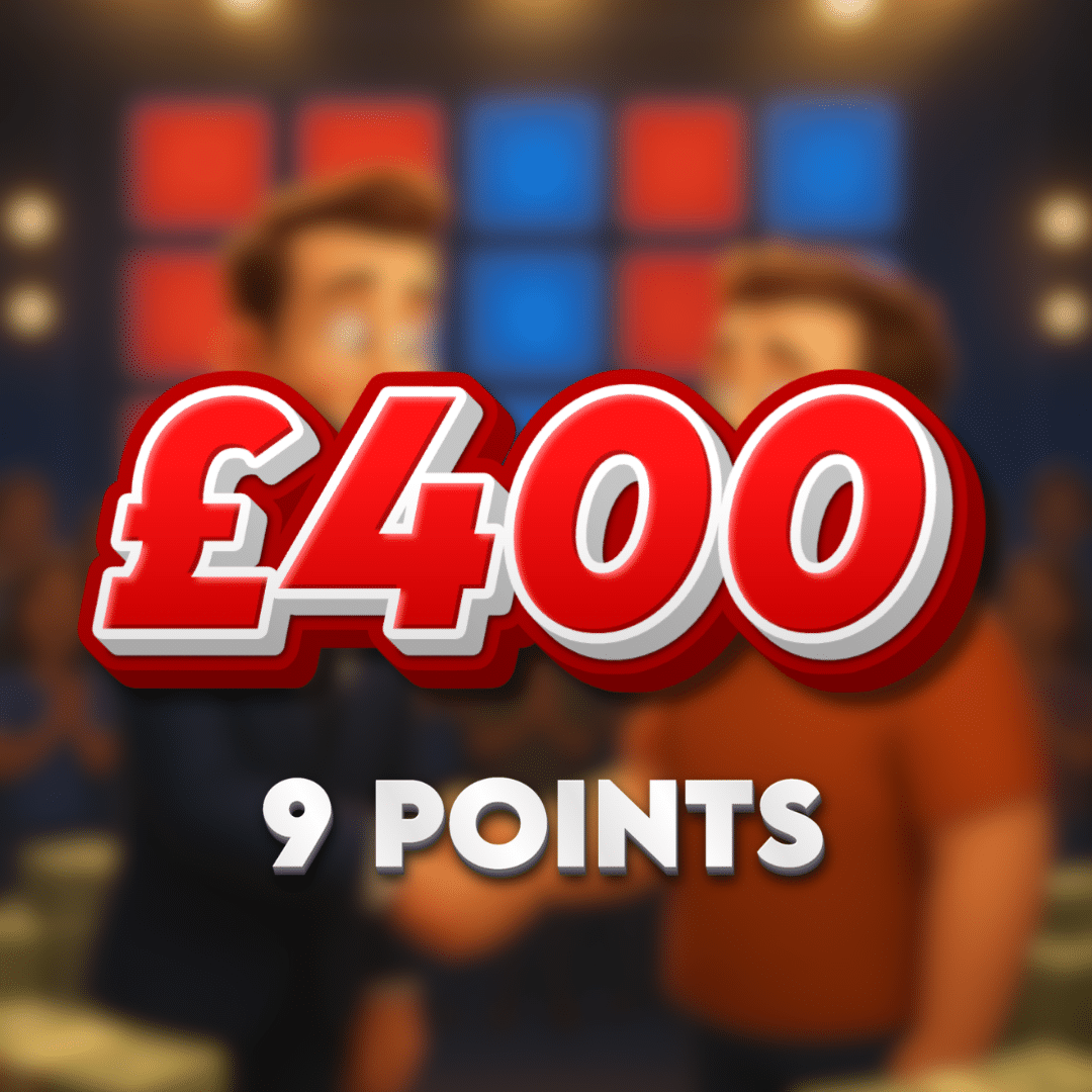 Red Box | £400.00 Cash | 9 Points