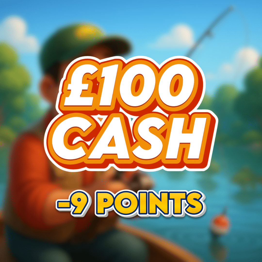 Barbel | £100 Cash | -9 Points