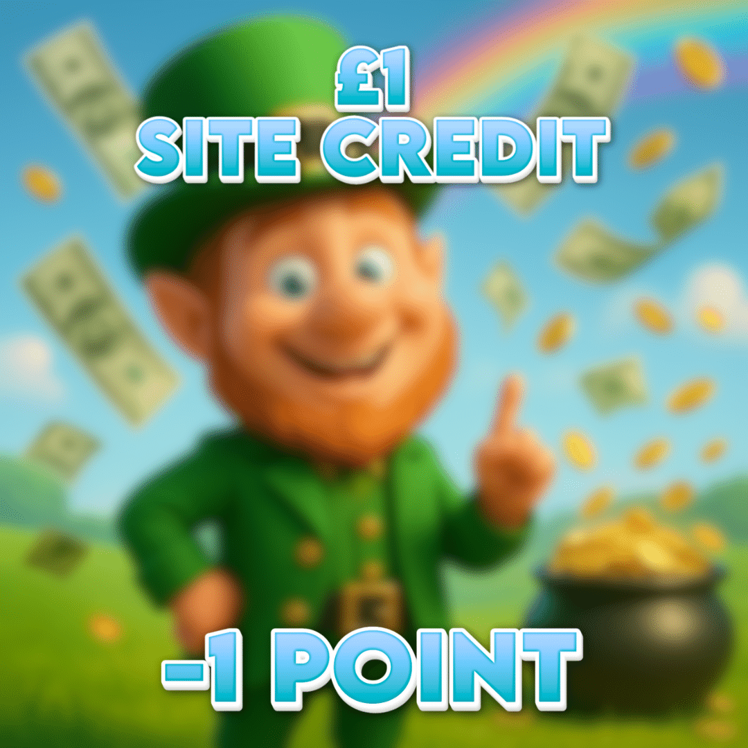 Secret Coins | £1 Site Credit | -1 Point