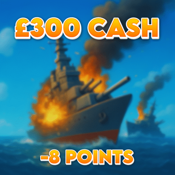 Heavy Cruiser | £300.00 Cash | -8 Points