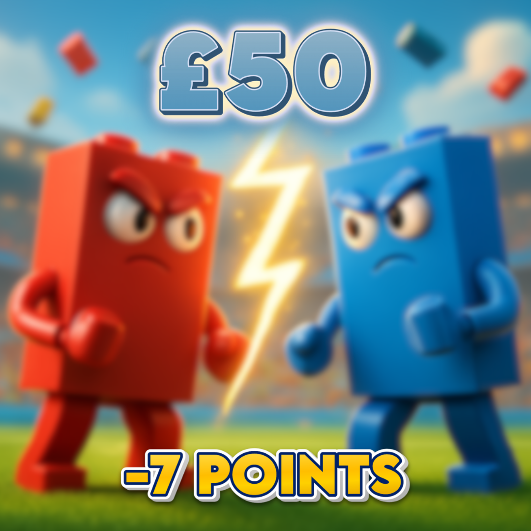Red Brick | £50 Cash | -7 Points