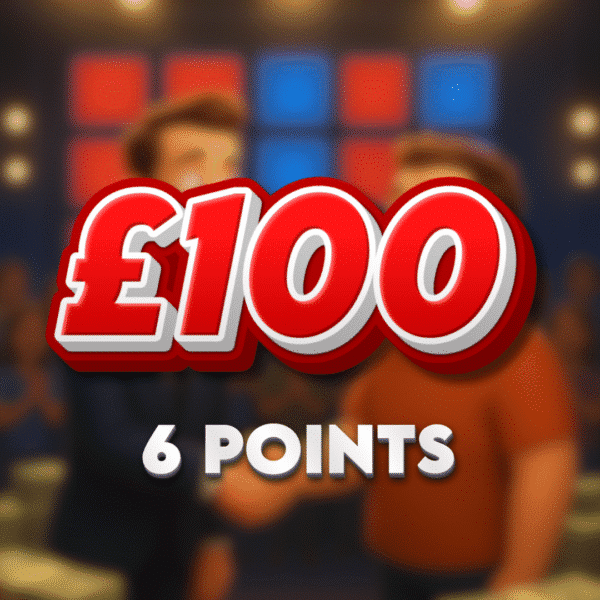 Red Box | £100.00 Cash | 6 Points