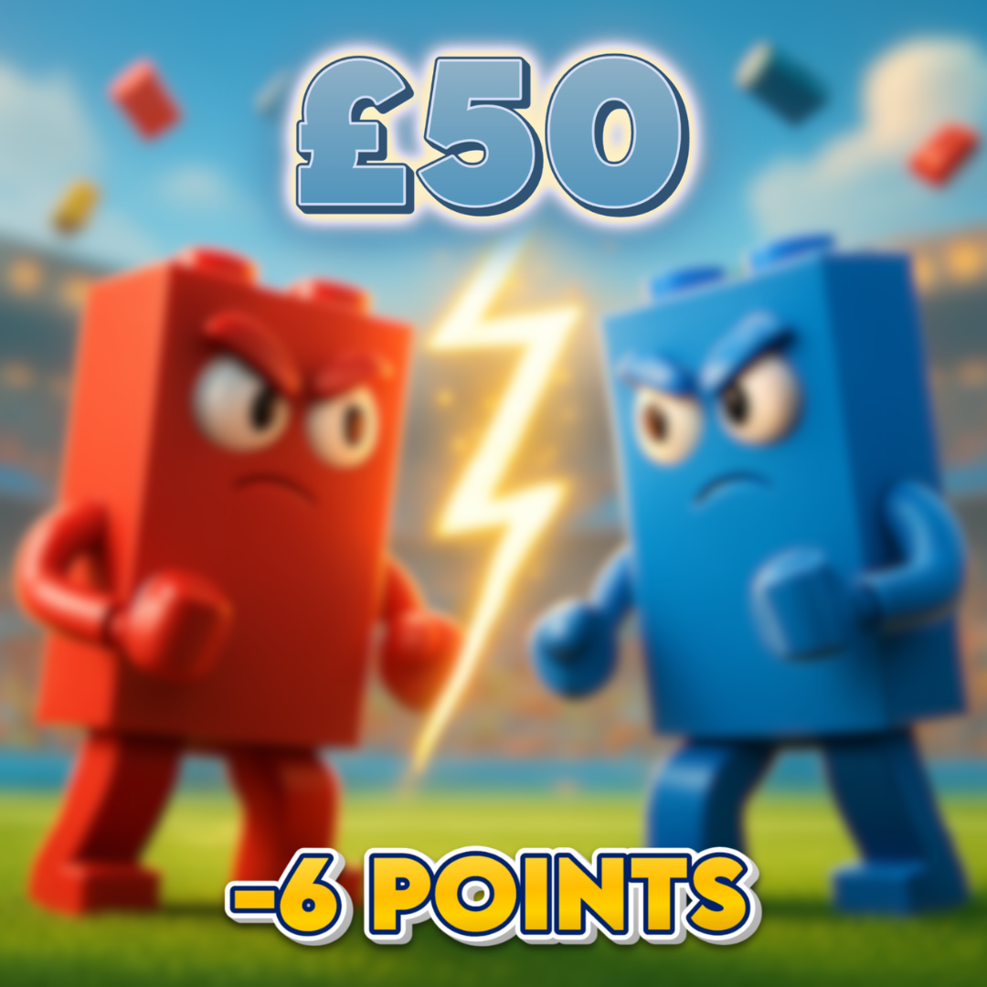 Red Brick | £50 Cash | -6 Points