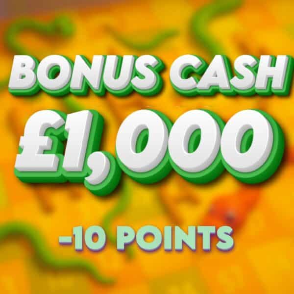 🚨 BONUS £1000 CASH 🚨 -10 Points