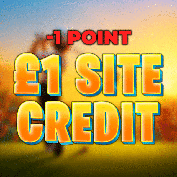Broken Club | £1.00 Site Credit | -1 Point