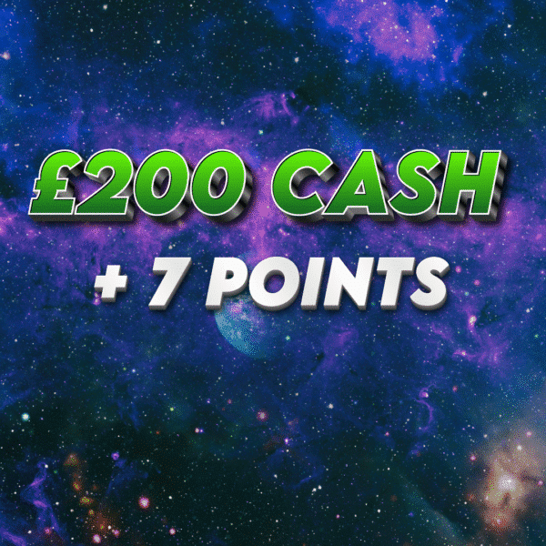 Saturn | £200.00 Cash | 7 Points