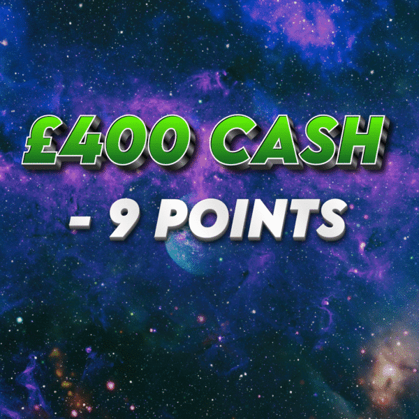 Asteroid Field | £400.00 Cash | -9 Points