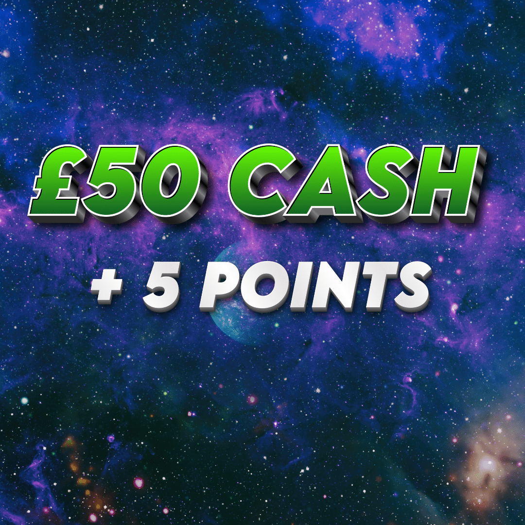 Mars | £50.00 Cash | 5 Points