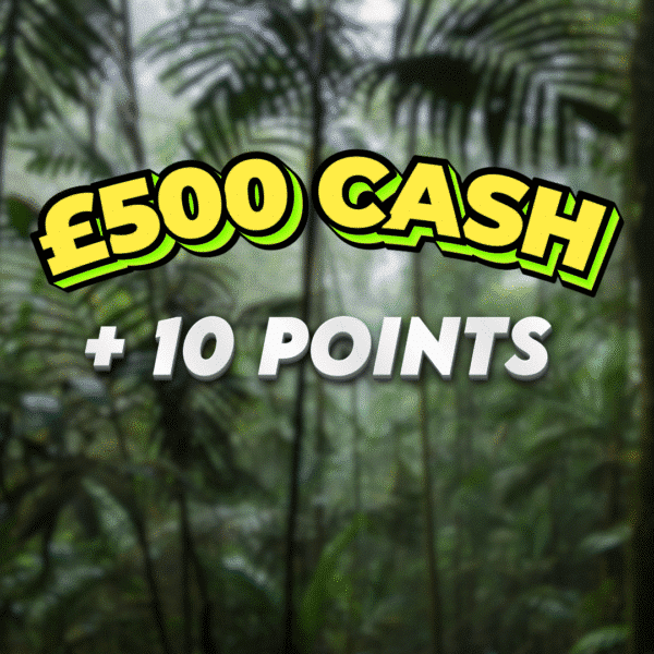 T-Rex | £500 Cash | 10 Points