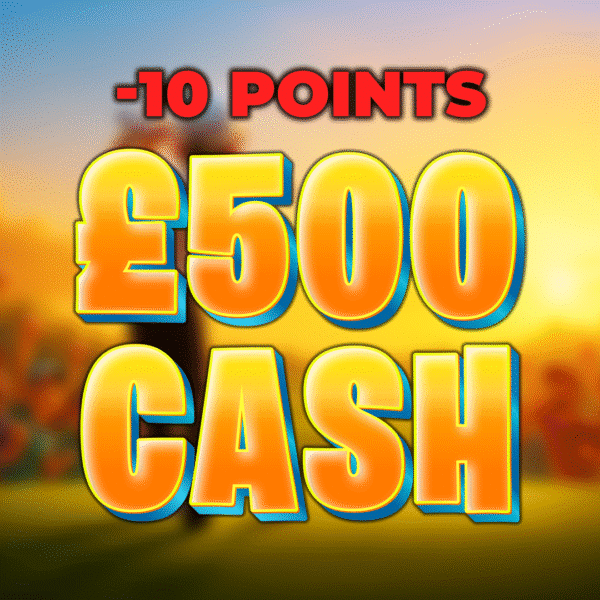 Double Bogey | £500.00 Cash | -10 Points