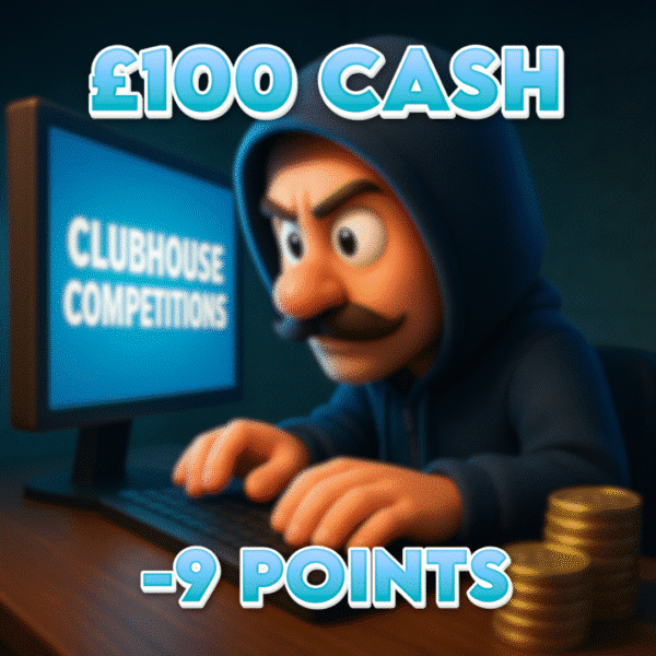 Mole | £100 Cash | -9 Points