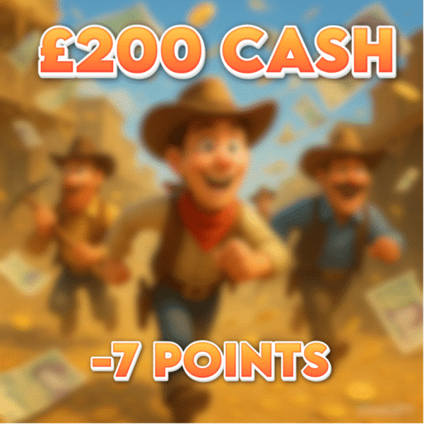 Dynamite Misfire | £200.00 Cash | -7 Points