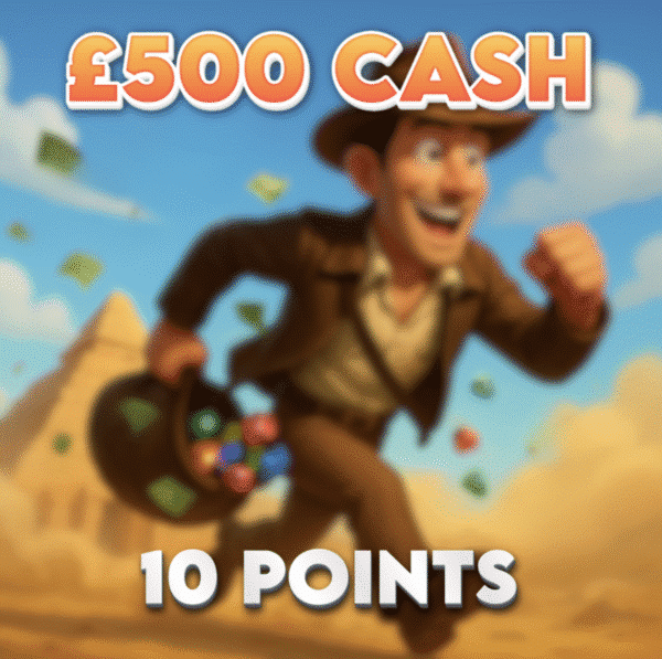 Treasure Vault | £500.00 Cash | 10 Points