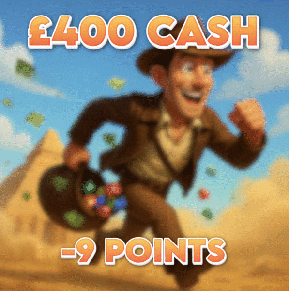 Poison Gas | £400.00 Cash | -9 Points
