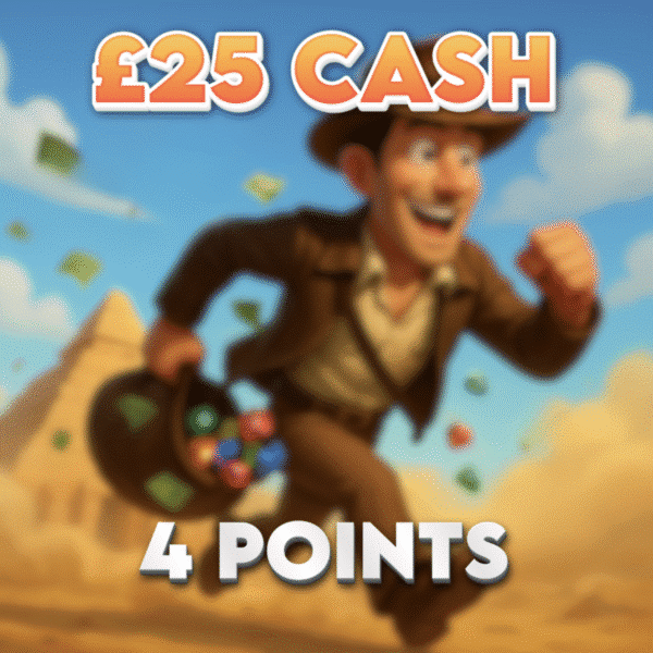 Sacred Jewel | £25.00 Cash | 4 Points