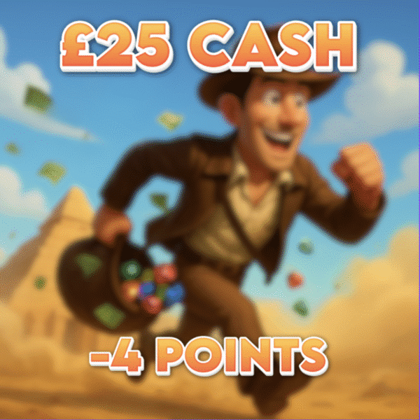 SPIDERS! | £25.00 Cash | -4 Points