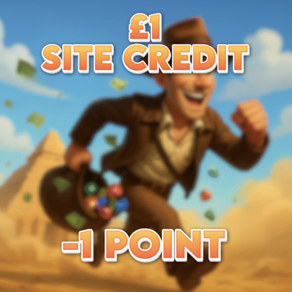 Wrong Lever | £1.00 Site Credit | -1 Point