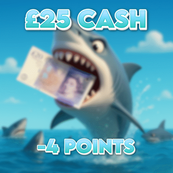Dark Waters | £25.00 Cash | -4 Points