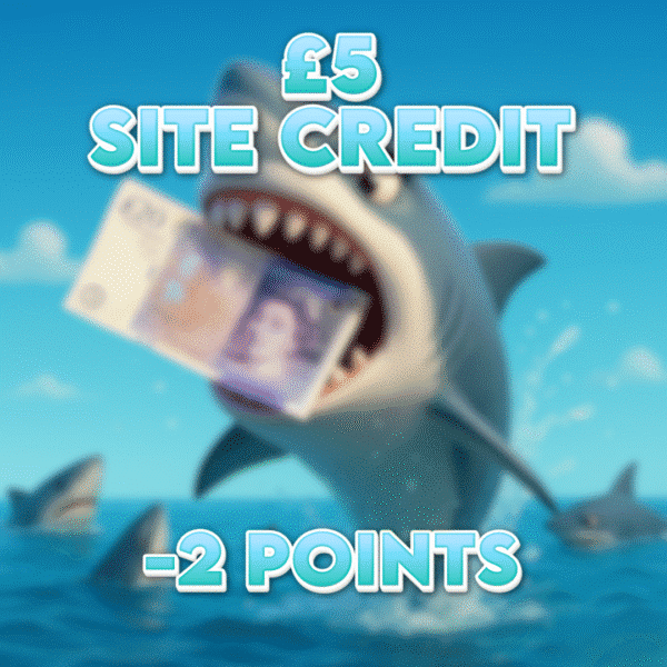 Fin Strike | £5.00 Site Credit | -2 Points