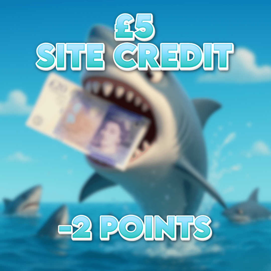 Fin Strike | £5.00 Site Credit | -2 Points