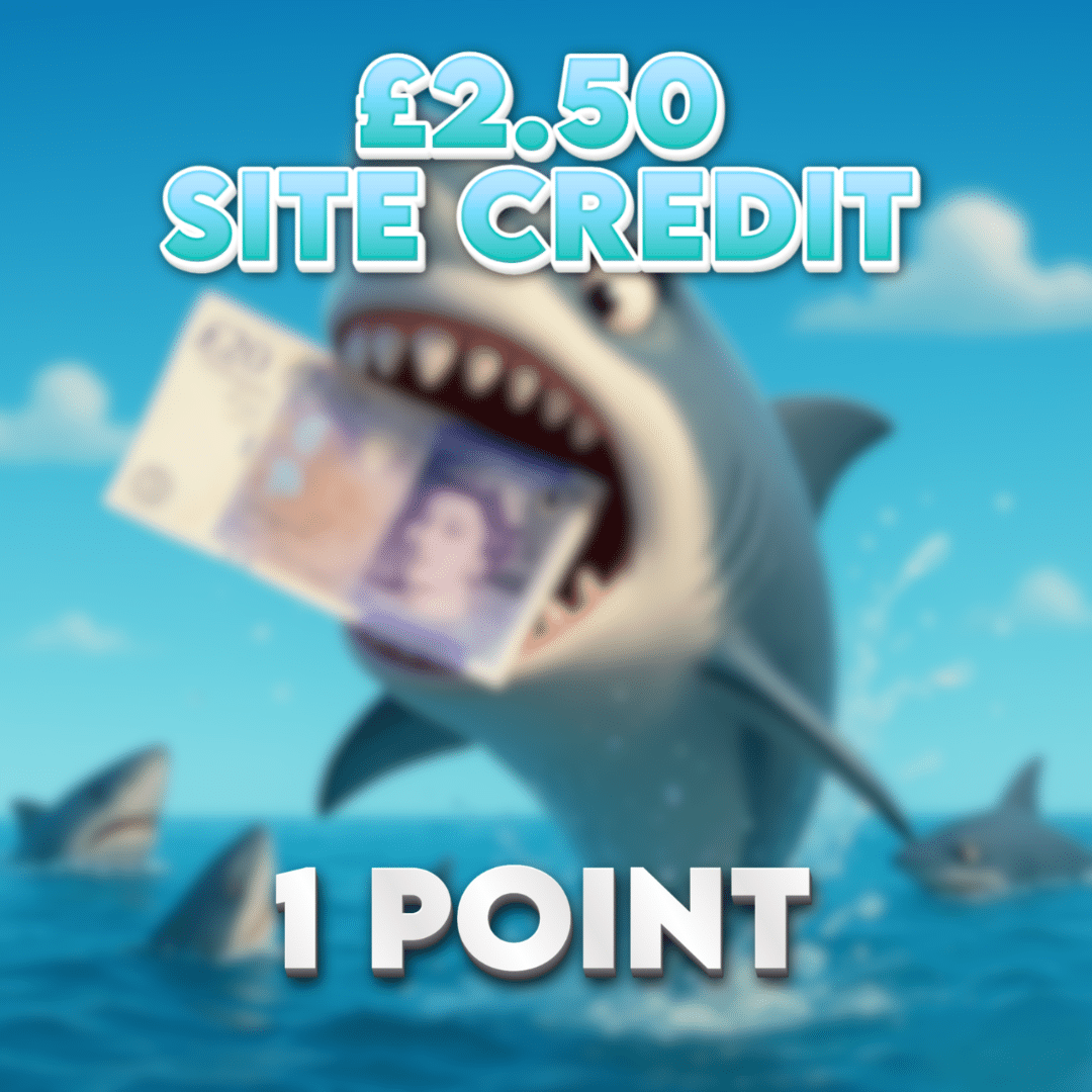 Bait Bonus | £2.50 Site Credit | 1 Point