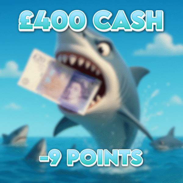 Caught in the Net | £400.00 Cash | -9 Points