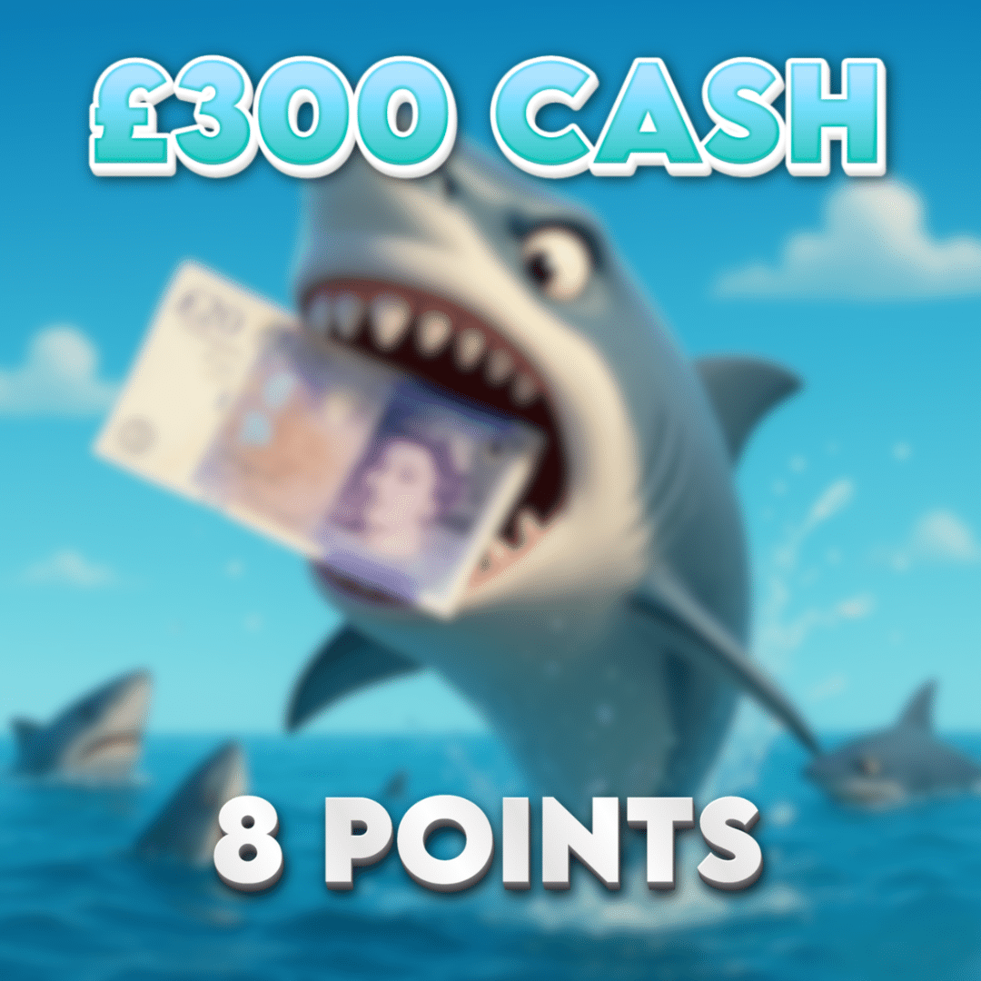 Gold Anchor | £300.00 Cash | 8 Points