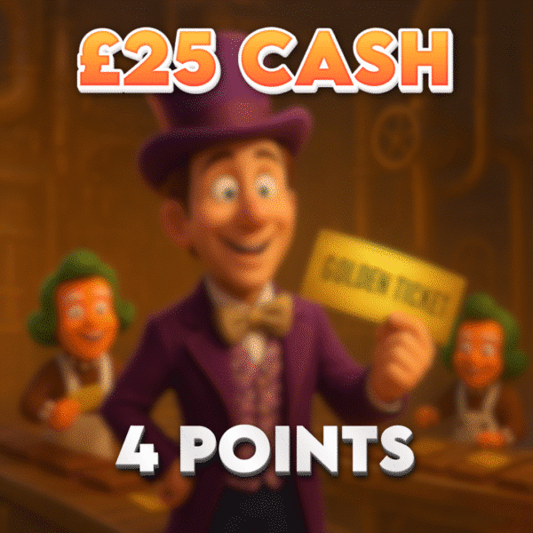 Factory Floor Fortune | £25.00 Cash | 4 Points