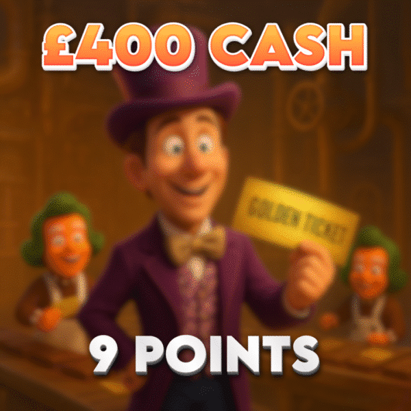 Chocolate River Reward | £400.00 Cash | 9 Points
