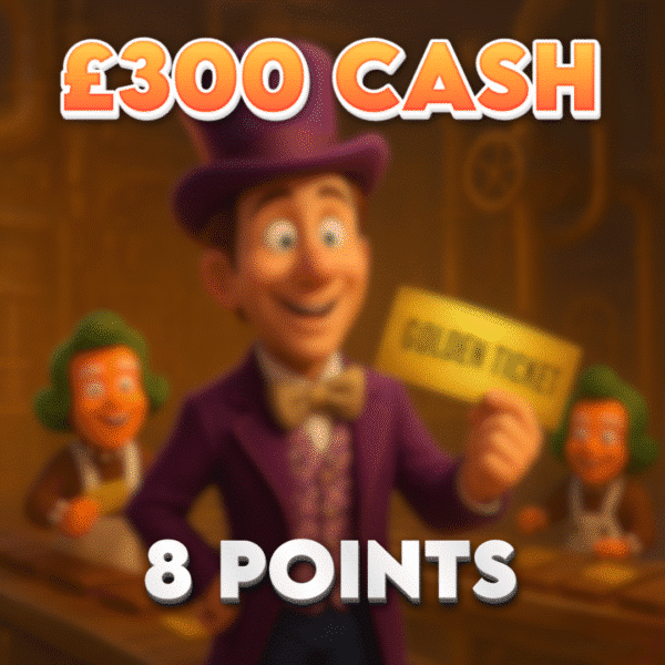 Candyland Treasure | £300.00 Cash | 8 Points