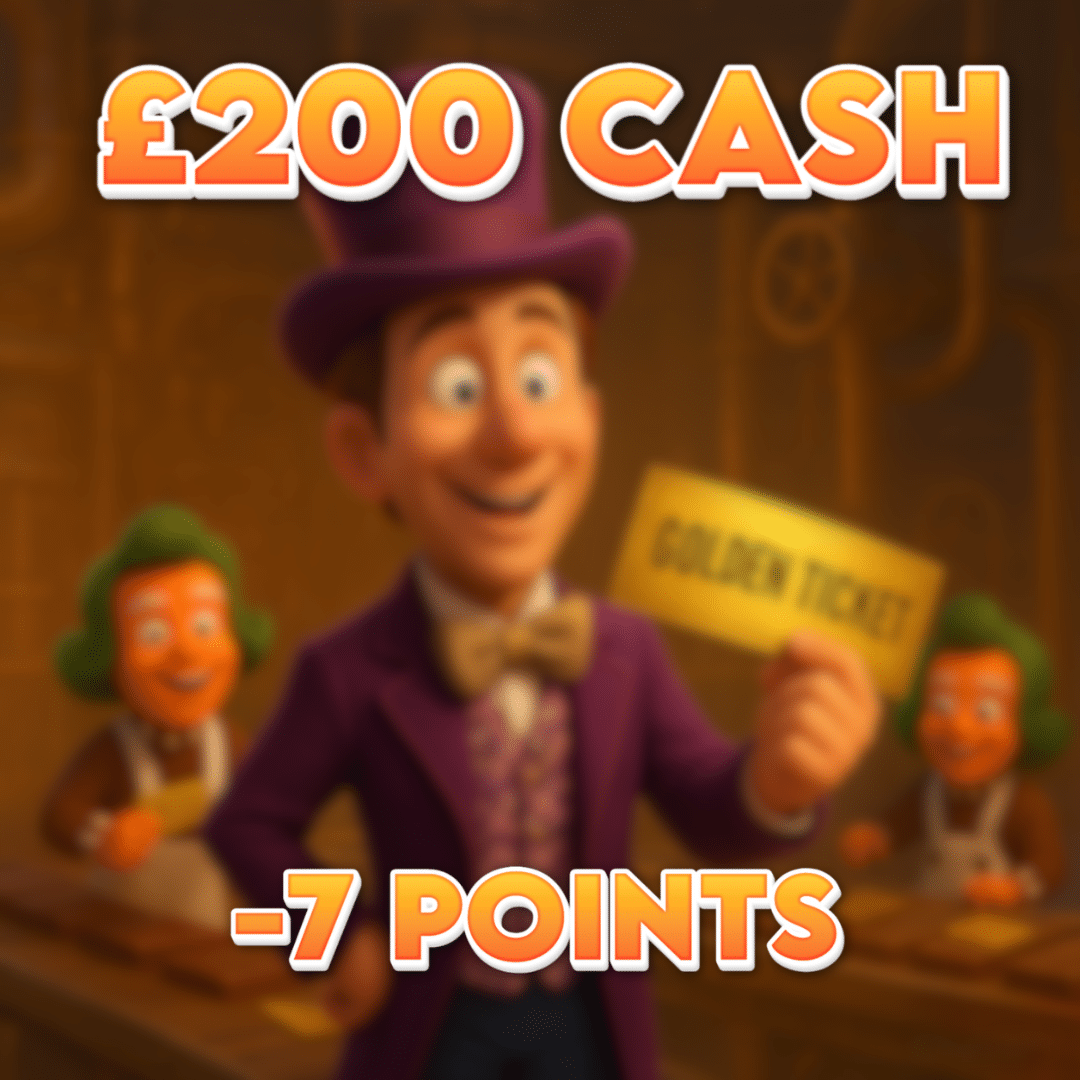 Cursed Candy Cane | £200.00 Cash | -7 Points
